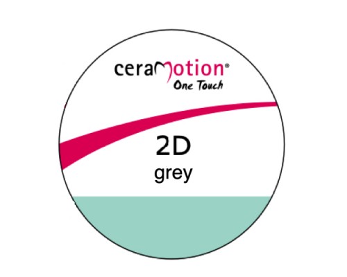 CeraMotion -Паста 2D grey Dentaurum 3гр.